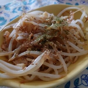 簡単！激安！もやしと油揚げのごま酢あえ